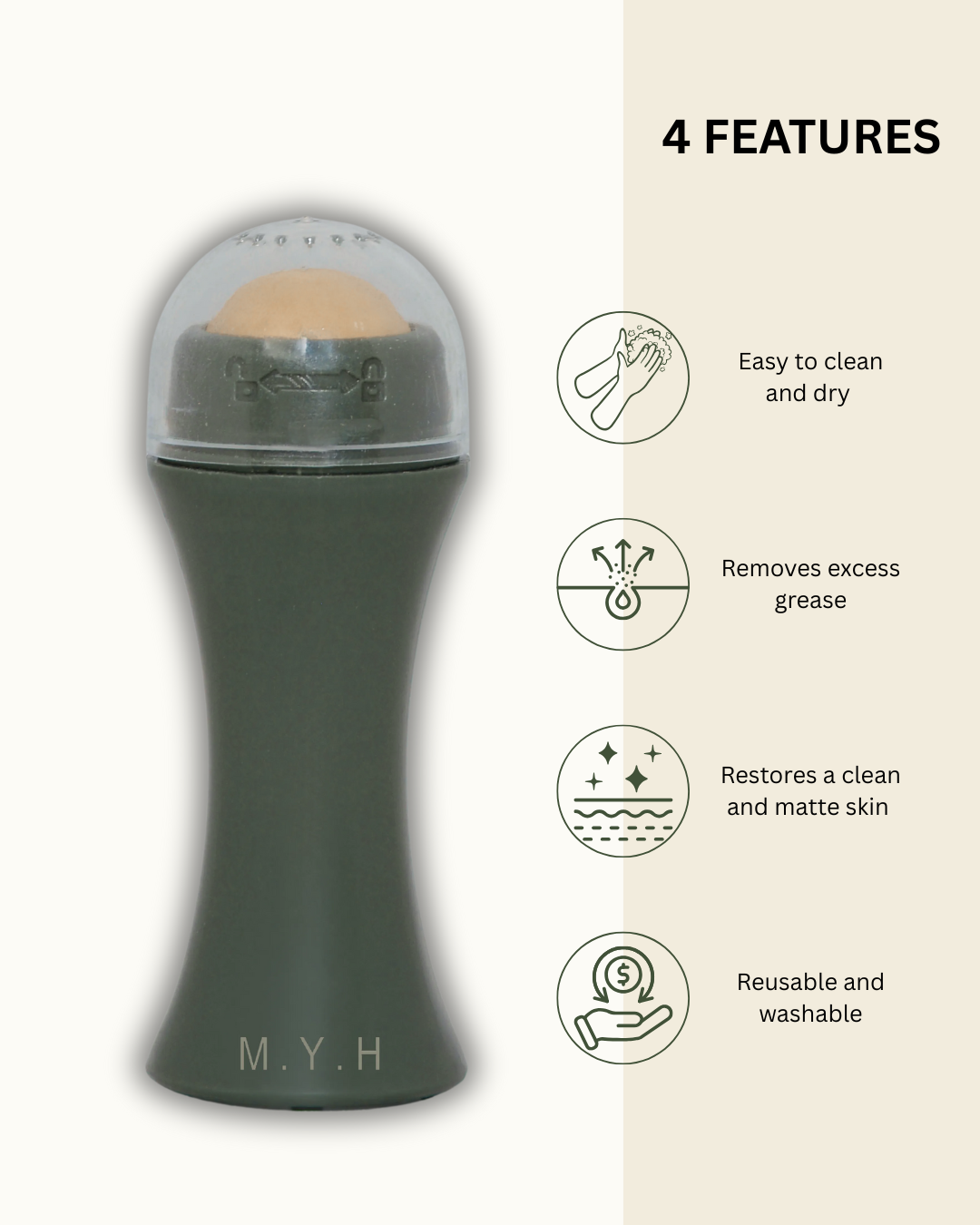 Oil Absorbing Roll – Instant Freshness for Your Skin