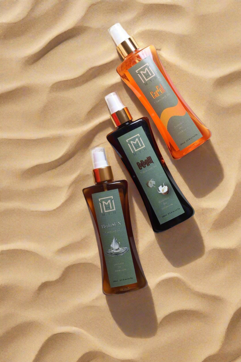 Triple Glow Tanning Oil Set