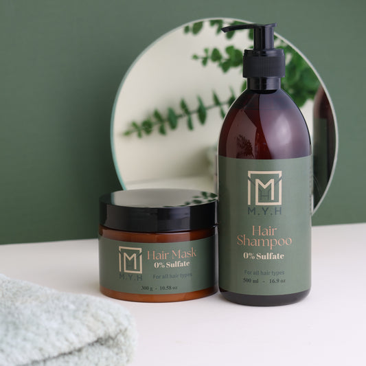 Hair shampoo & mask sulfate free