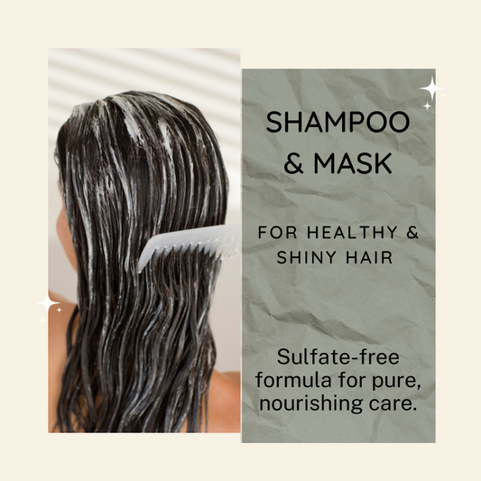 Hair shampoo & mask sulfate free