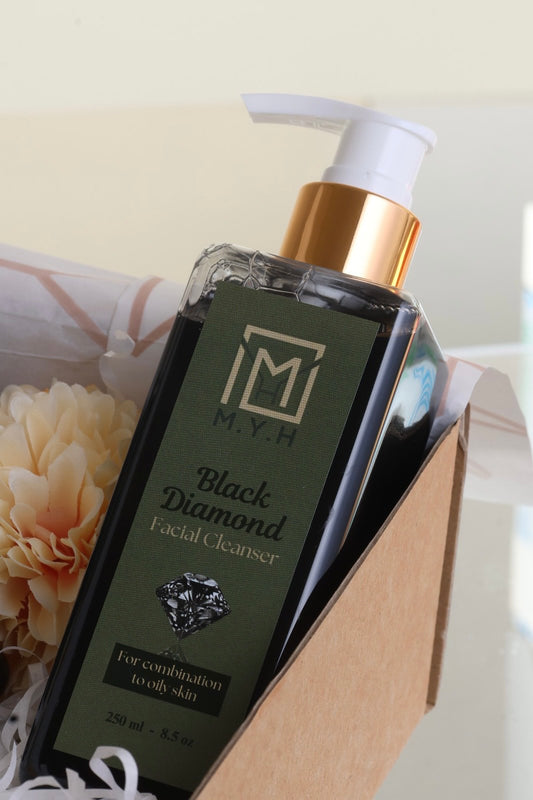 Clear Skin Trio Set – Black Diamond Cleanser + Salicylic Acid Serum + Oil Absorbing Stone